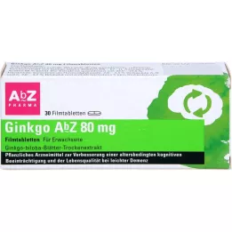 GINKGO AbZ 80 mg filmdragerade tabletter, 30 st