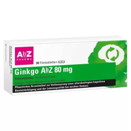 Ginkgo AbZ 80 mg filmdragerade tabletter, 30 st