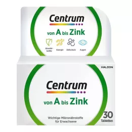 CENTRUM A-Zink tabletter, 30 st