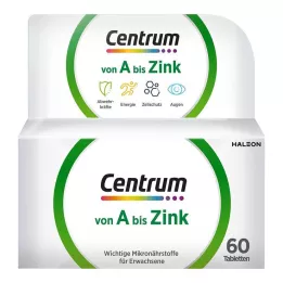 CENTRUM A-Zink tabletter, 60 st