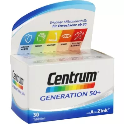 CENTRUM Generation 50+ tabletter, 30 st