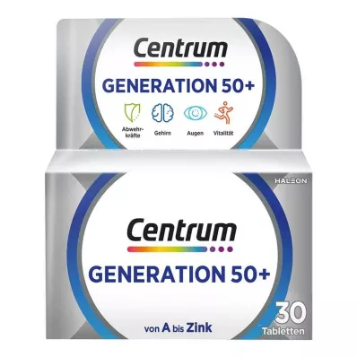 CENTRUM Generation 50+ tabletter, 30 st