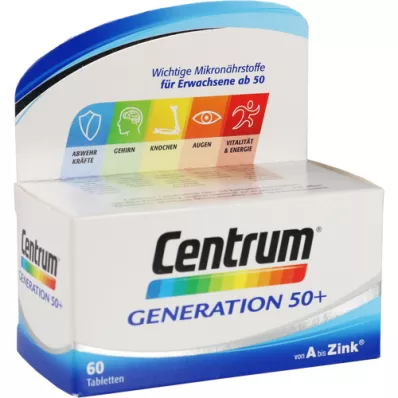 CENTRUM Generation 50+ tabletter, 60 st