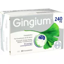 GINGIUM 240 mg filmdragerade tabletter, 80 st