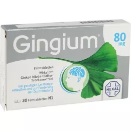 GINGIUM 80 mg filmdragerade tabletter, 30 st