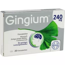 GINGIUM 240 mg filmdragerade tabletter, 20 st