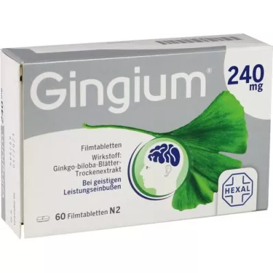GINGIUM 240 mg filmdragerade tabletter, 60 st