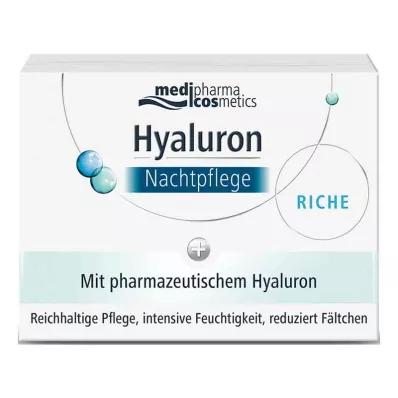 HYALURON NACHTPFLEGE crème riche i burk, 50 ml