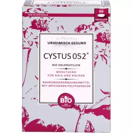 CYSTUS 052 Organiska halspastiller, 66 st