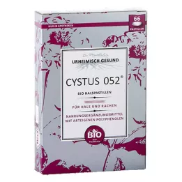 CYSTUS 052 Organiska halspastiller, 66 st