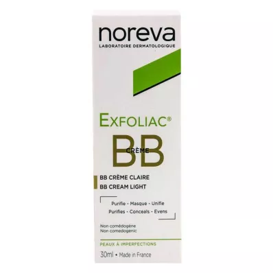 NOREVA Exfoliac tonad BB-kräm ljus, 30 ml