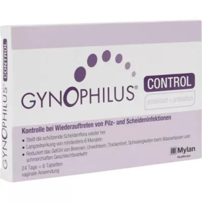 GYNOPHILUS CONTROL Vaginaltabletter, 6 st