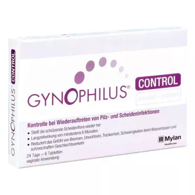 Gynophilus Control vaginaltabletter (6 st)