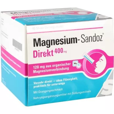 MAGNESIUM SANDOZ Direkt 400 mg pinnar, 48 st