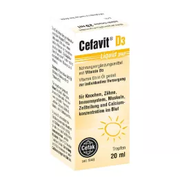 CEFAVIT D3 Flytande rena droppar för oral användning, 20 ml