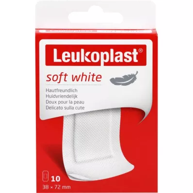 LEUKOPLAST mjuka vita gipsremsor 38x72 mm, 10 st