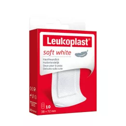 LEUKOPLAST mjuka vita gipsremsor 38x72 mm, 10 st