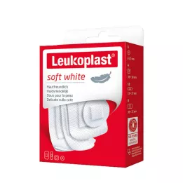 LEUKOPLAST mjukvit Str.19x72/D.25/38x72/38x38mm, 30 st