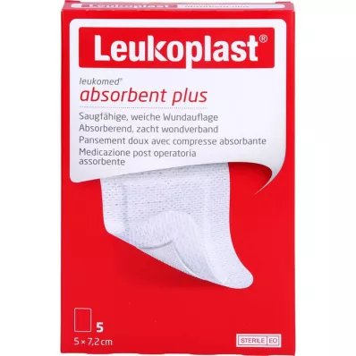 LEUKOPLAST Leukomed sterilt 5x7,2 cm sårförband, 5 st