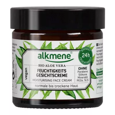 ALKMENE Ekologisk Aloe Vera återfuktande ansiktskräm, 50 ml