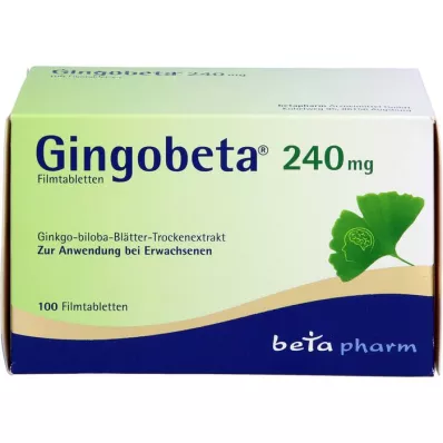GINGOBETA 240 mg filmdragerade tabletter, 100 st