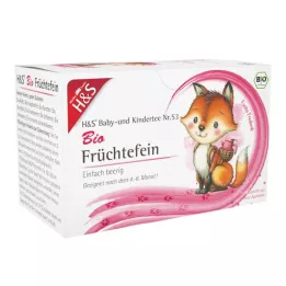 H&amp;S Ekologiskt baby- och barnte frukt fin filterpåse, 20X2,5 g
