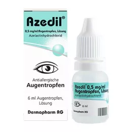 Azedil® med azelastin ögondroppar, 6 ml
