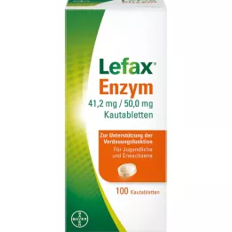 LEFAX Tuggtabletter med enzym, 100 st