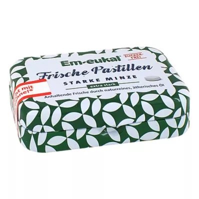 EM-EUKAL Färska pastiller stark mynta sockerfri, 20 g EM-EUKAL Färska pastiller stark mynta sockerfri, 20 g