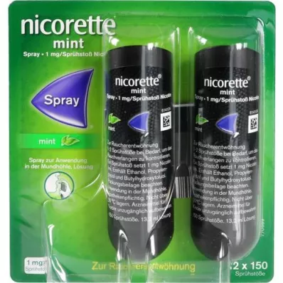 NICORETTE Mint Spray 1 mg/spraypuff, 2 st