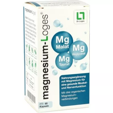 MAGNESIUM-LOGES Kapslar, 60 st