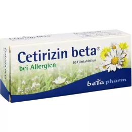 CETIRIZIN beta filmdragerade tabletter, 30 st