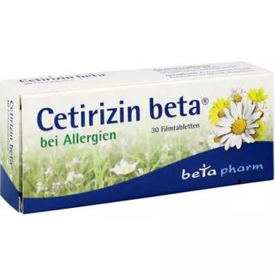 CETIRIZIN beta filmdragerade tabletter, 30 st