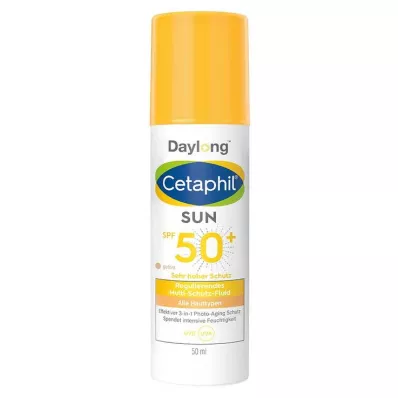 CETAPHIL Sun Daylong SPF 50+ reg.MS-Vätska Ges.getö, 50 ml