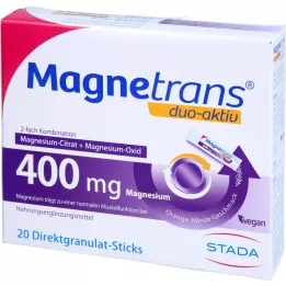 MAGNETRANS duo-aktiv 400 mg pinnar, 20 st