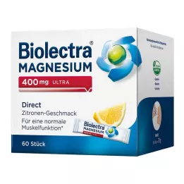 BIOLECTRA Magnesium 400 mg ultra Direct Lemon, 60 kapslar