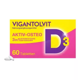 VIGANTOLVIT Vitamin D3 K2 Kalcium Filmdragerade tabletter, 60 kapslar