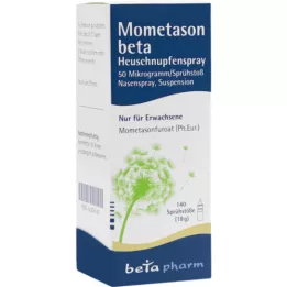 MOMETASON beta hösnuvespray 50μg/Sp.140 Sp.St, 18 g