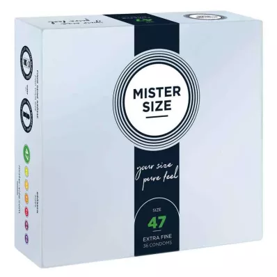 MISTER SIZE 47 kondomer, 36 st MISTER SIZE 47 kondomer, 36 st