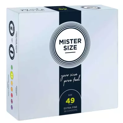 MISTER Storlek 49 kondomer, 36 st MISTER Storlek 49 kondomer, 36 st