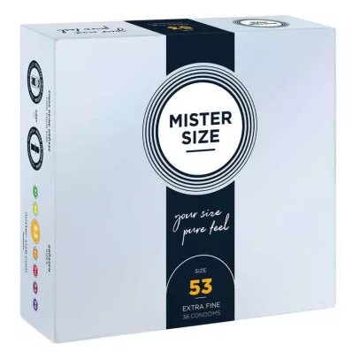 MISTER Kondomer storlek 53, 36 st MISTER Kondomer storlek 53, 36 st