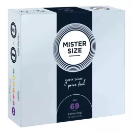 MISTER Storlek 69 kondomer, 36 st