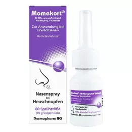 MOMEKORT 50 μg/spray nässpray suspension 60 vuxna, 10 g