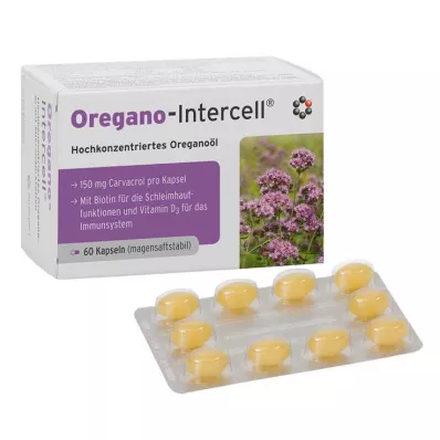 OREGANO-INTERCELL mjuka kapslar med enterisk överdrag, 60 st OREGANO-INTERCELL mjuka kapslar med enterisk överdrag, 60 st