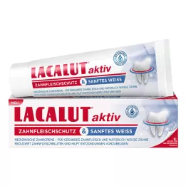 LACALUT aktivt tandköttsskydd &amp; mild vit tandkräm, 75 ml