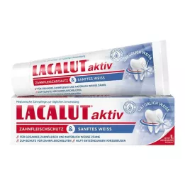 LACALUT aktivt tandköttsskydd & mild vit tandkräm, 75 ml