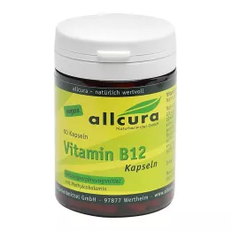 VITAMIN B12 KAPSLULER, 60 st