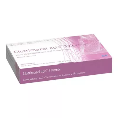 CLOTRIMAZOL acis 3 combipack, 1 st CLOTRIMAZOL acis 3 combipack, 1 st