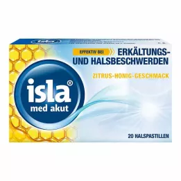 ISLA MED Pastiller med akut citrus och honung, 20 st