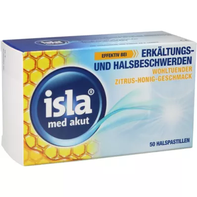 ISLA MED Pastiller med akut citrus och honung, 50 st